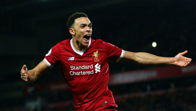 Trent Alexander-Arnold is back in the Liverpool team after injury.
