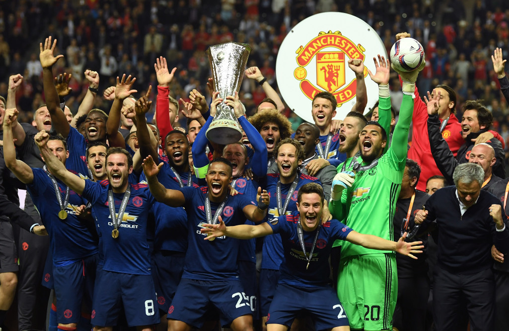 Europa League success was achieved in Jose Mourinho's first season.