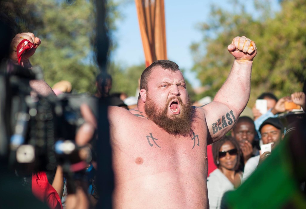 The Beast: Eddie Hall after his win in Botswana (credit/WSM Facebook)