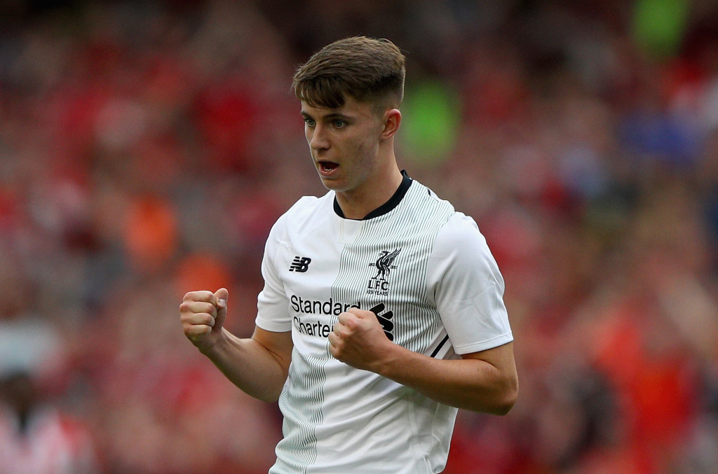 Staying put: Liverpool's Ben Woodburn