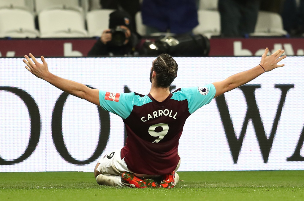 From east to west: Andy Carroll 