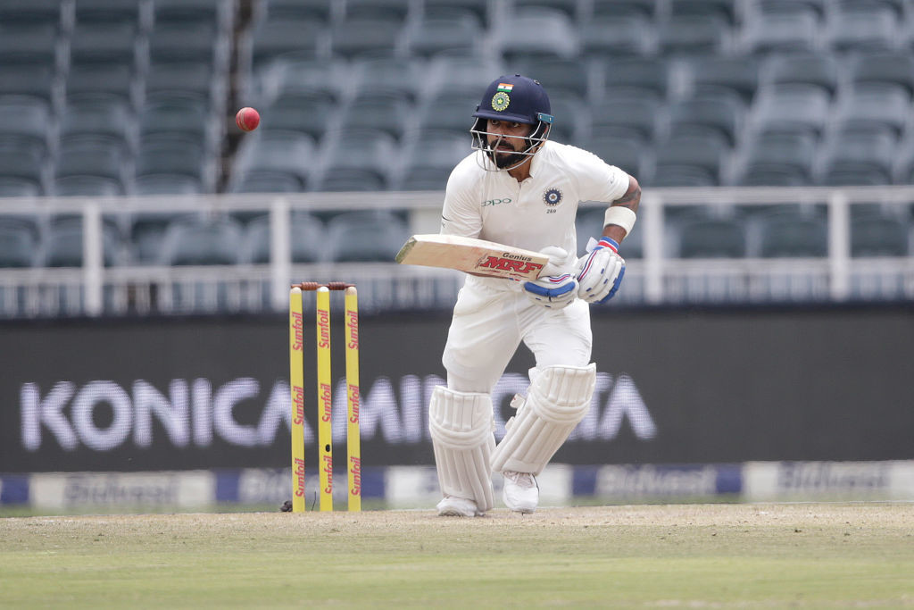 Kohli led from the front with bat in hand for India.