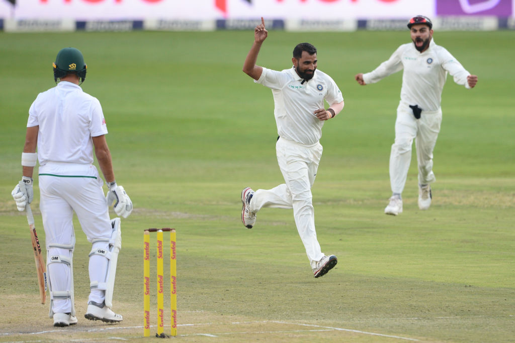 Shami's five-wicket haul in the final innings ended South Africa's fightback.