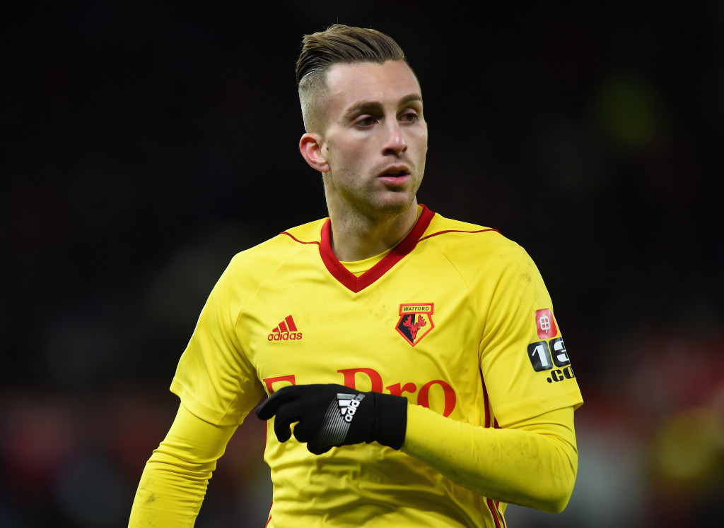 STOKE ON TRENT, ENGLAND - JANUARY 31:Gerard Deulofeu of Watford during the Premier League match between Stoke City and Watford at Bet365 Stadium on January 31, 2018 in Stoke on Trent, England. (Photo by Tony Marshall/Getty Images)