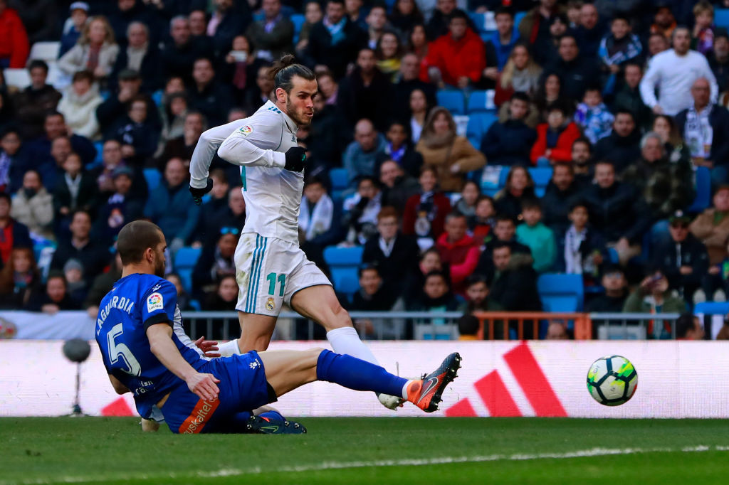 Gareth Bale scores