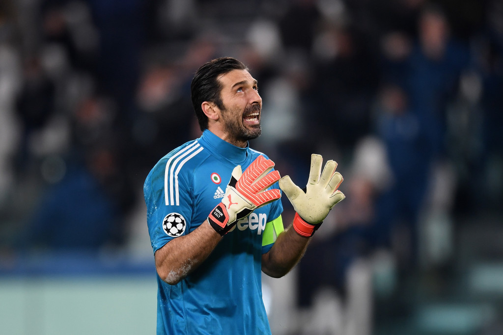 Despair: Buffon did not excel against Spurs in the Champions League.