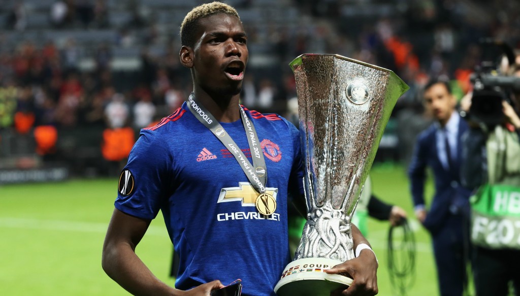 Pogba scored the crucial first goal as United beat Ajax to win a first Europa League title.