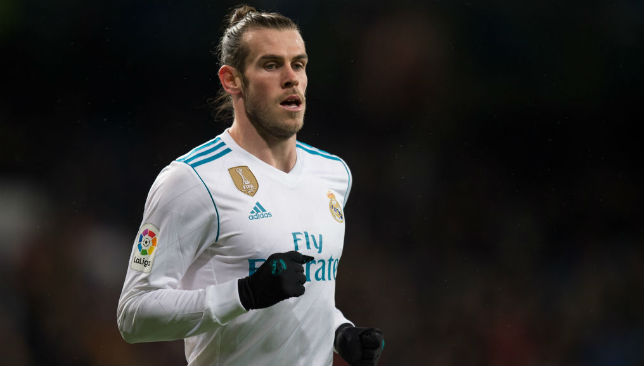 Gareth Bale of Real Madrid looks on