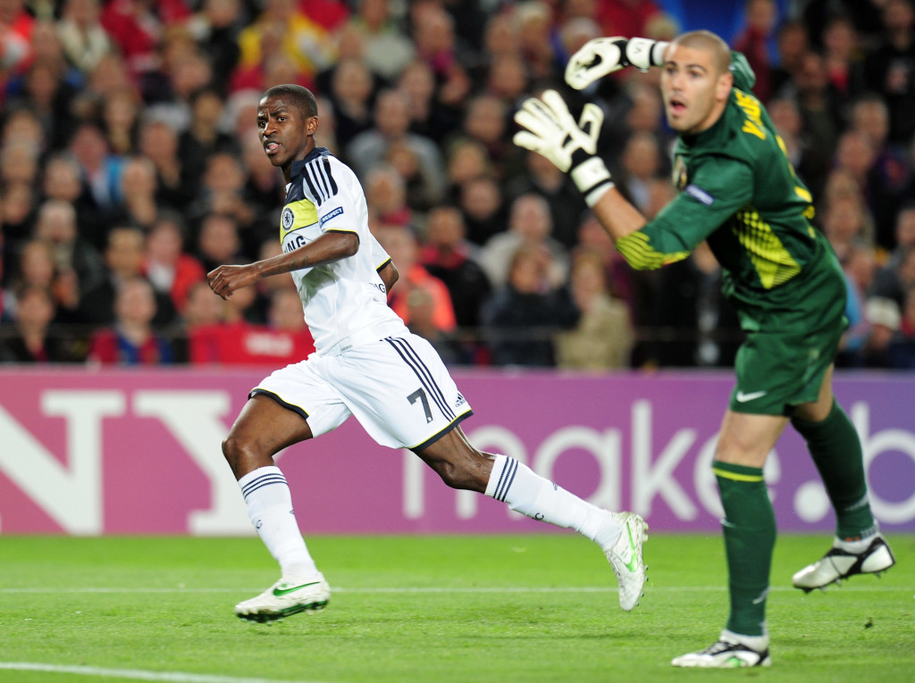 Ramires scored a beautiful chip at Barcelona in 2012's UEFA Champions League semi-finals.