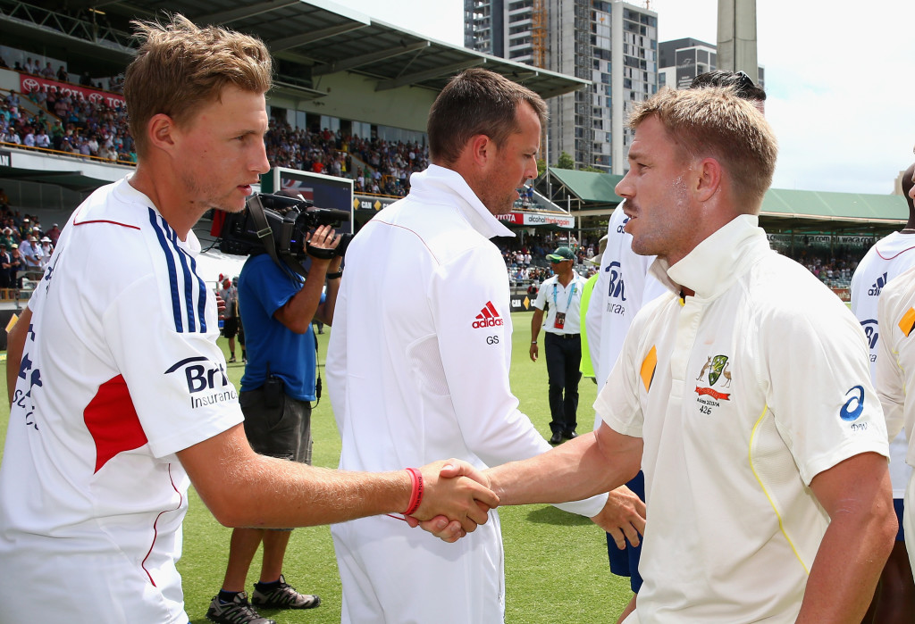 Warner was forced to issue a public apology for his attempted punch on Root.
