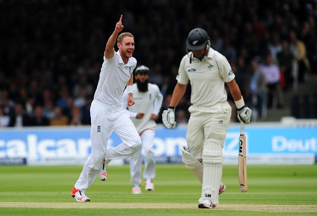 Broad has dismissed Taylor more times than any other bowler.