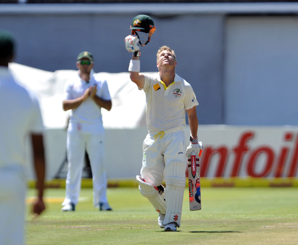 Warner scored two tons in his last Test at Newlands.