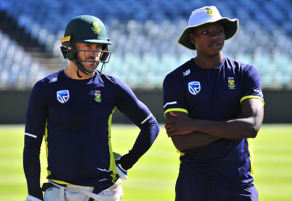 Du Plessis will be relieved to have Rabada in his pace attack.