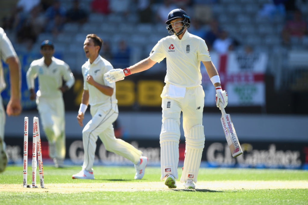 Boult picked up six wickets as England folded for just 58 in their first innings.