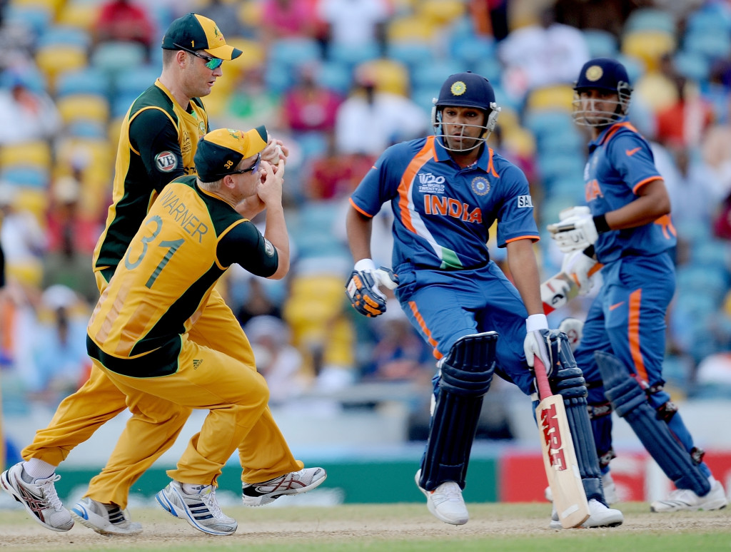 Warner did not enjoy Rohit stealing an extra run for his overthrow,