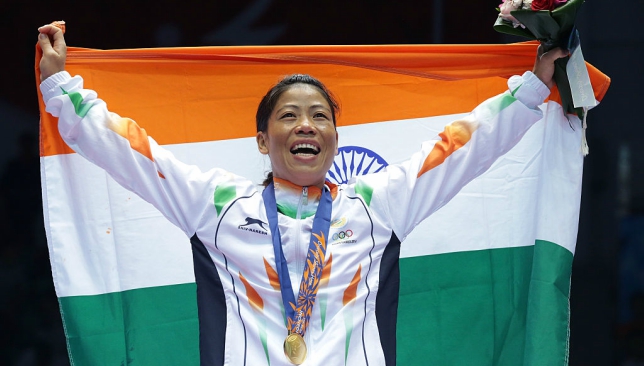 Mary Kom is competing despite being a Parliamentarian and mother of three son.