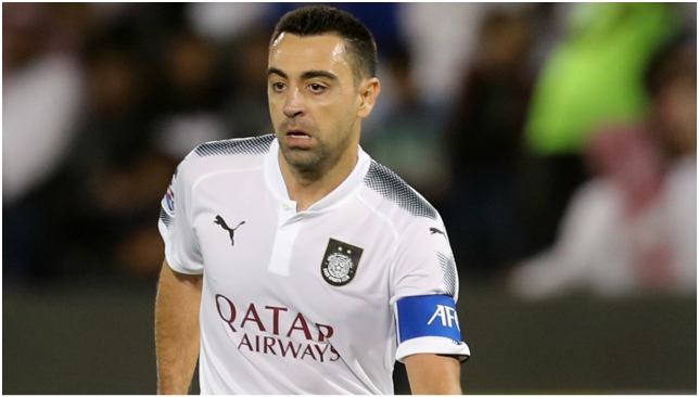 Xavi is wrapping up his career as a player in the Middle East.