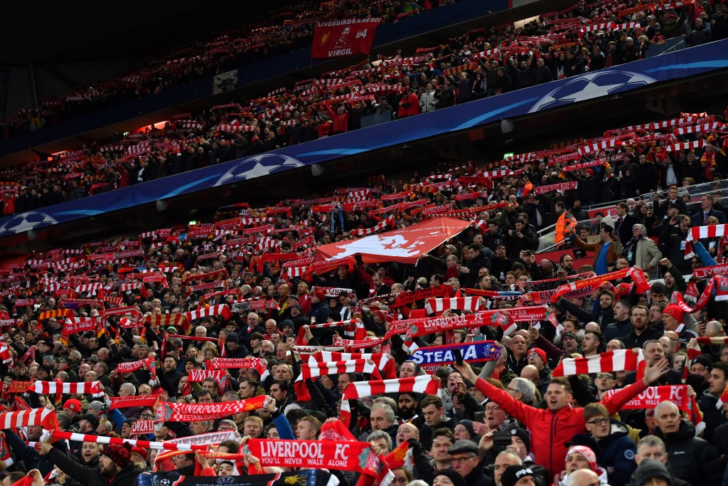 Anfield could negate the disadvantage Liverpool have of playing the second leg away.