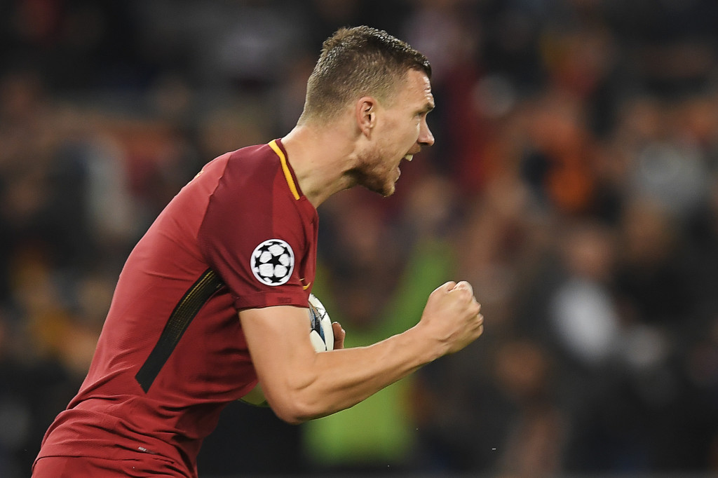 Dzeko has been the star of Roma's Champions League campaign.
