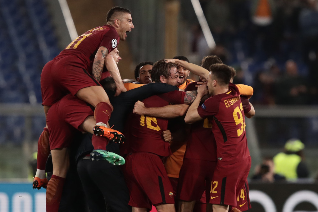 Roma have come back from three goals down already, against Barcelona.