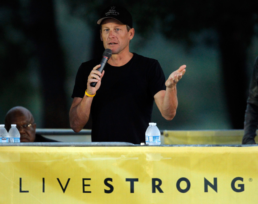 Armstrong's Live Strong charity has helped many  cancer survivors.