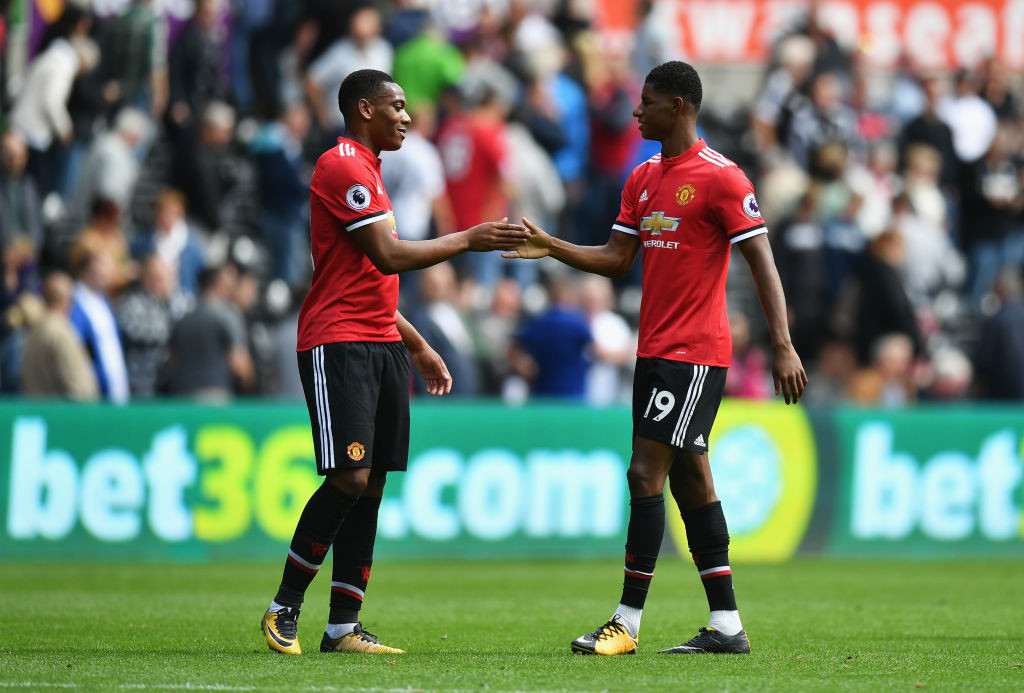 Martial and Rashford are reportedly frustrated over their game-time.