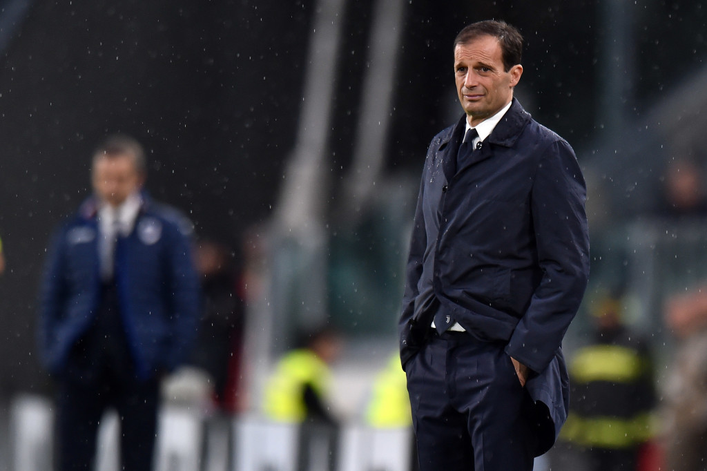 Juventus boss Max Allegri could win a fourth-straight Serie A title