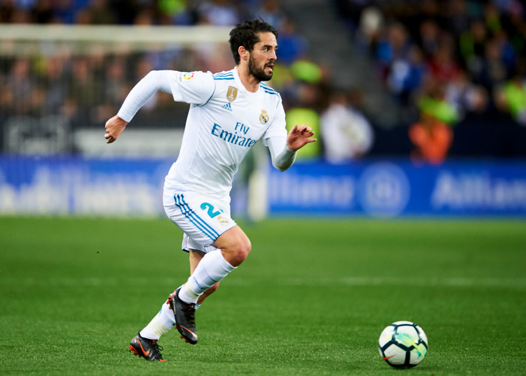 Isco in action against Malaga