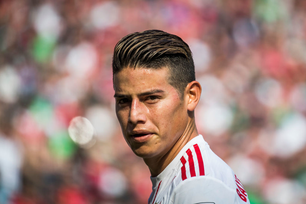 Bayern Munich's Colombian midfielder James Rodriguez