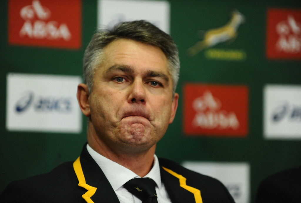 Meyer holds back the tears at his final press conference as Bok coach