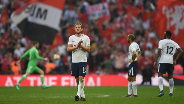 Kane of Tottenham Hotspur acknowledges the crowd