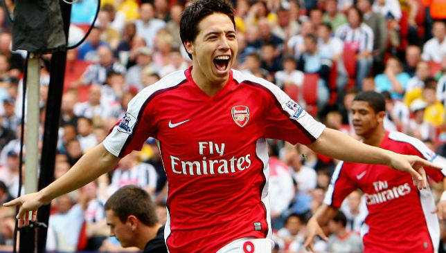 Samir Nasri played for the Gunners from 2008-11.