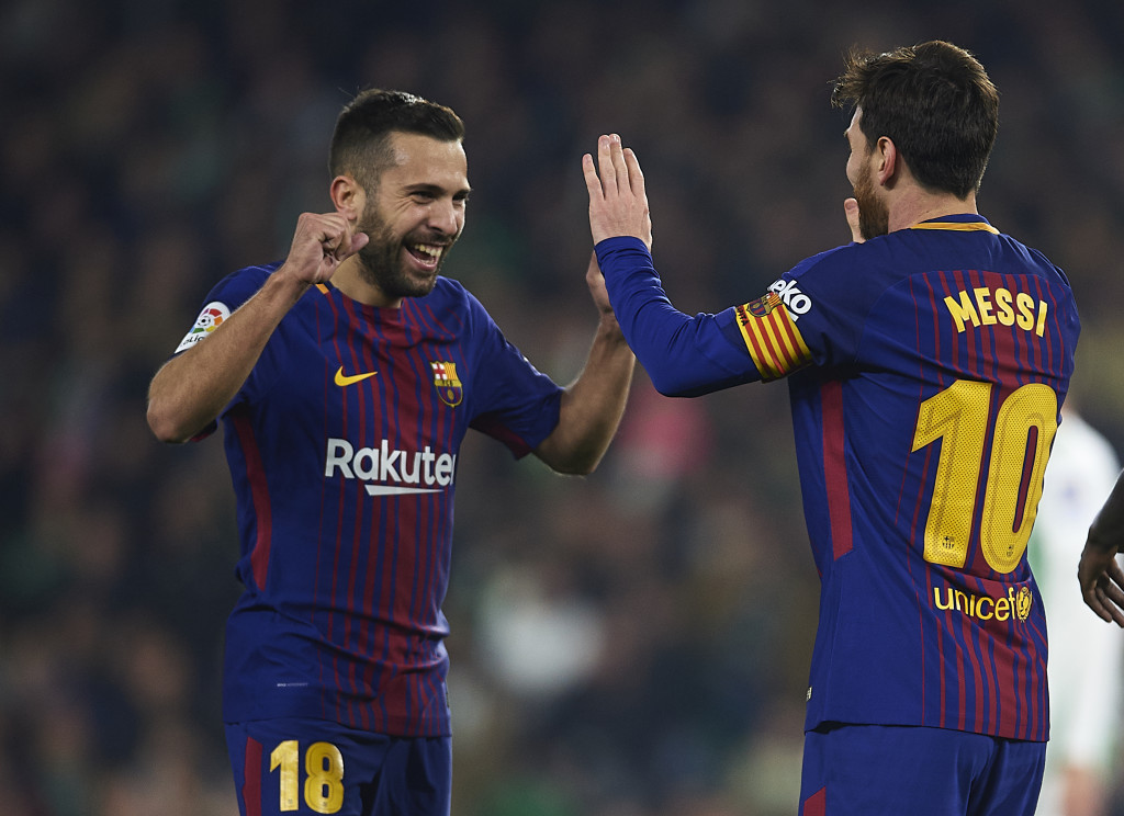 Alba's partnership with Messi has been a joy to behold.