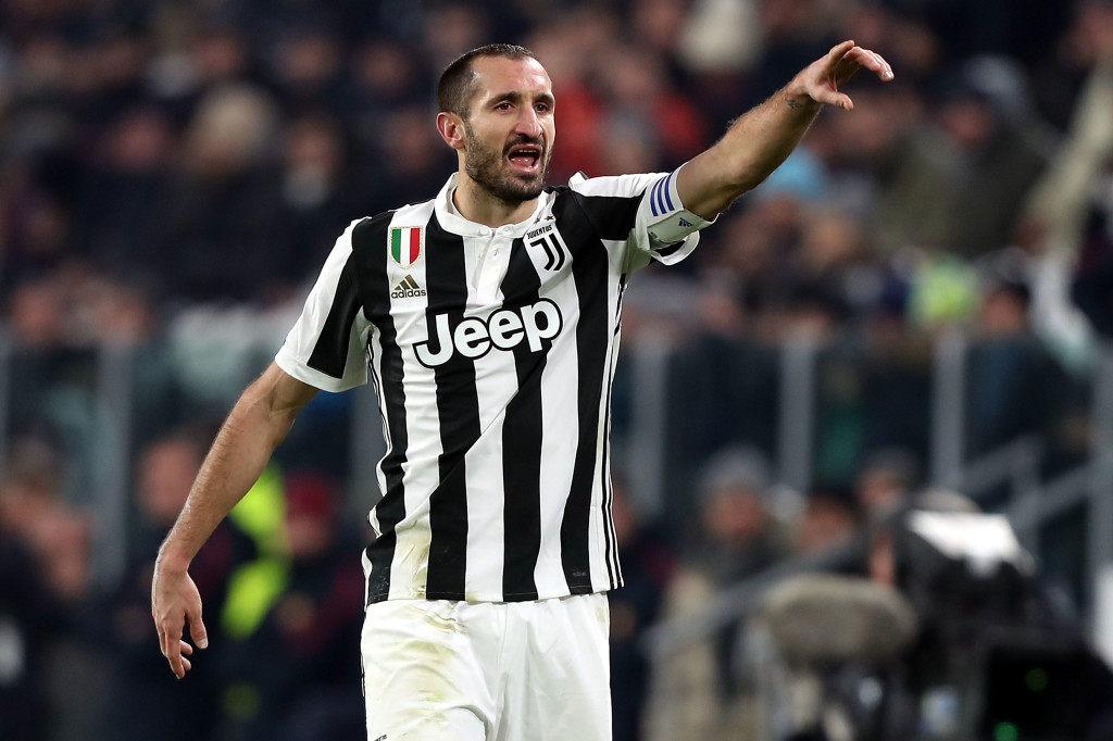 Chiellini has led the Juve defence with his typical blend of fire and composure.