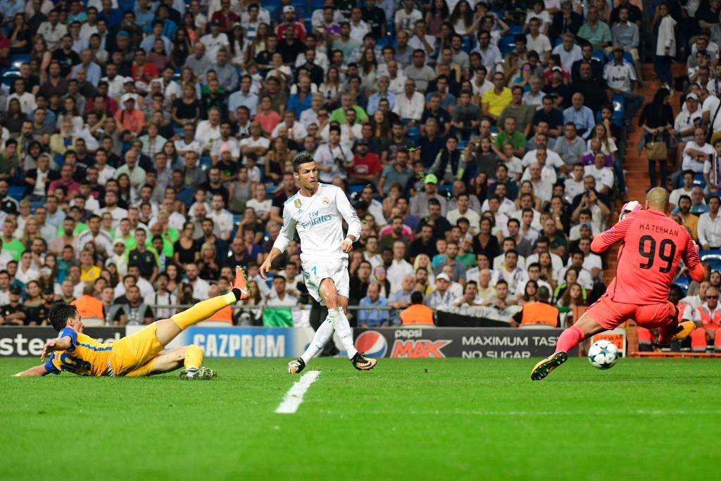 Ronaldo got off the mark in the Champions League on Matchday 1.
