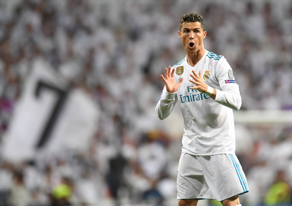 Real Madrid's Portuguese forward Cristiano Ronaldo 