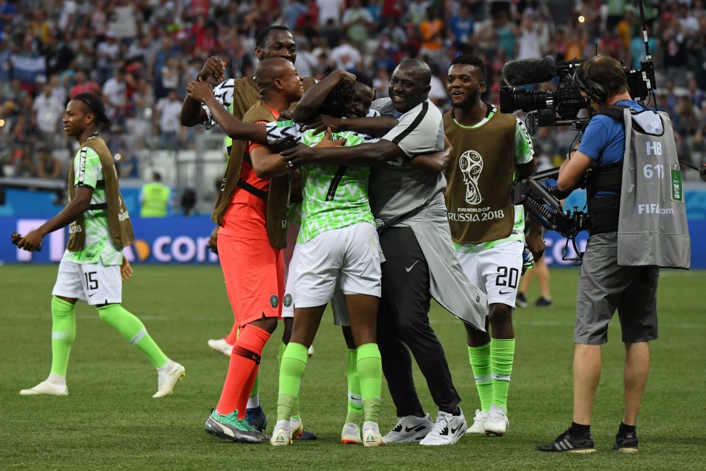 Nigeria's win has put them in pole position for the second qualifying spot in Group D.