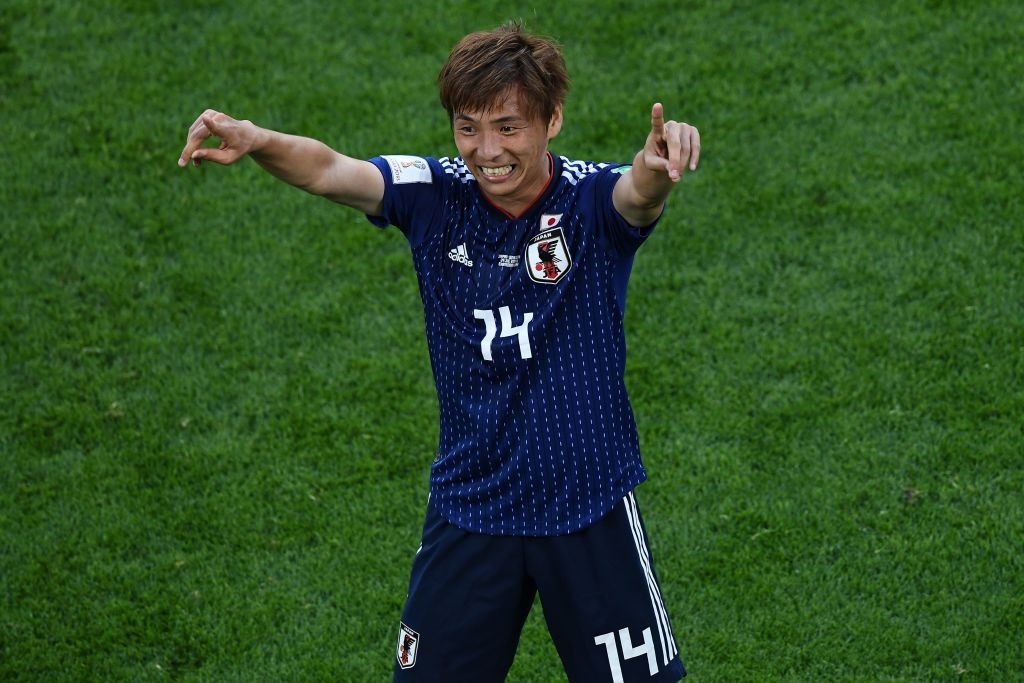 Japan's midfielder Takashi Inui 