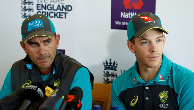 Justin Langer and Tim Paine.