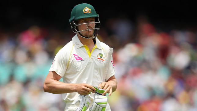 Cameron Bancroft had a disappointing return