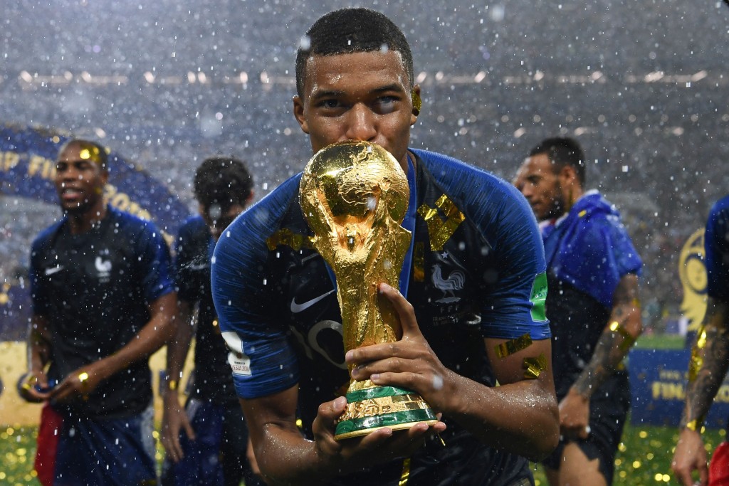 Kylian Mbappe was named the Best Young Player at the 2018 World Cup