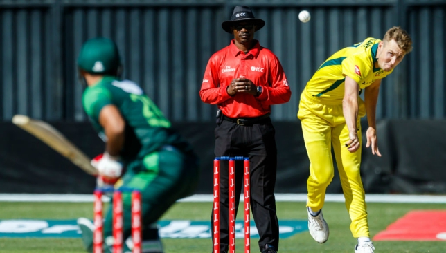 Stanlake destroyed Pakistan with a four-wicket burst.