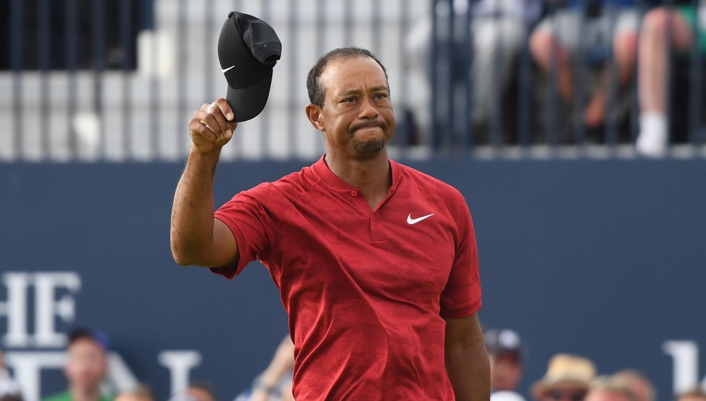 Tiger Woods had his first top-10 finish at a major since 2013.
