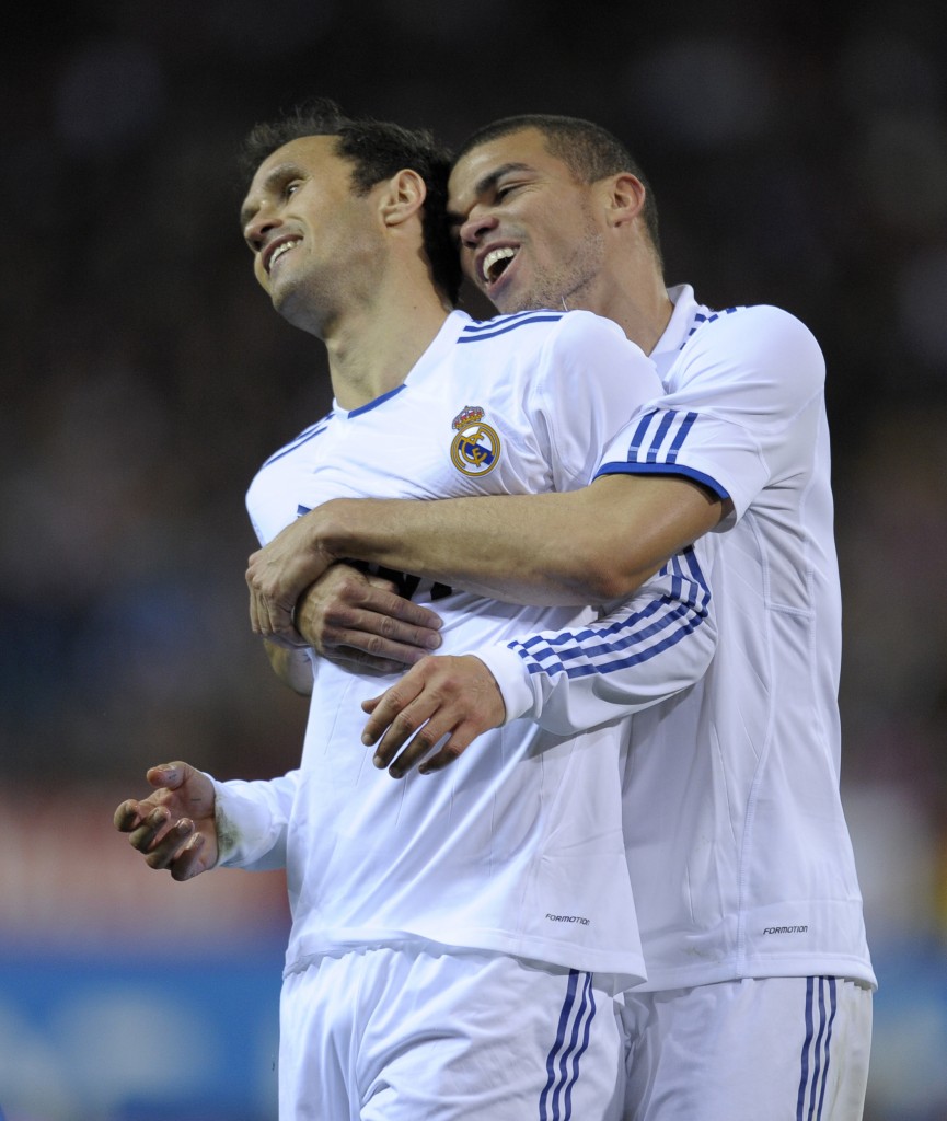 Pepe and Carvalho in 2011.