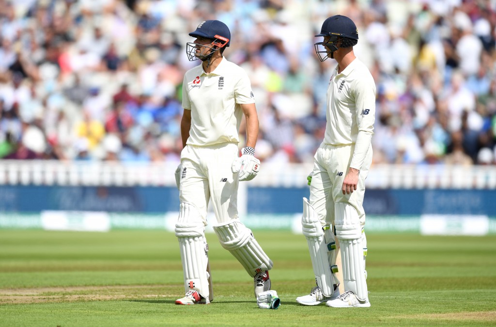 England's vulnerability to spin came to the fore once again.