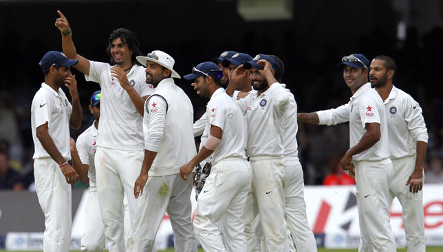 Ishant Sharma (second left) was in superb form