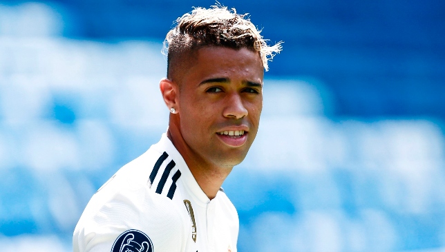 Mariano Diaz was unveiled at the Bernabeu on Friday.