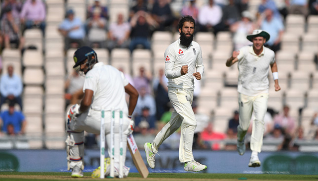 Moeen Ali picked up five wickets on Friday.