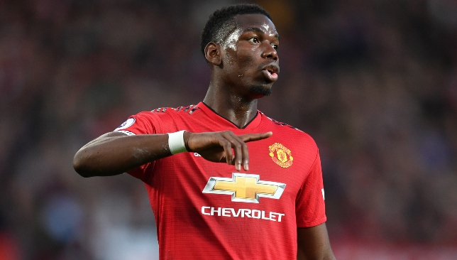 Paul Pogba was given the captain's armband against Leicester.