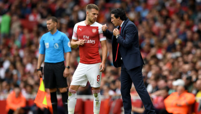 Unai Emery confirmed Aaron Ramsey will also miss the game.